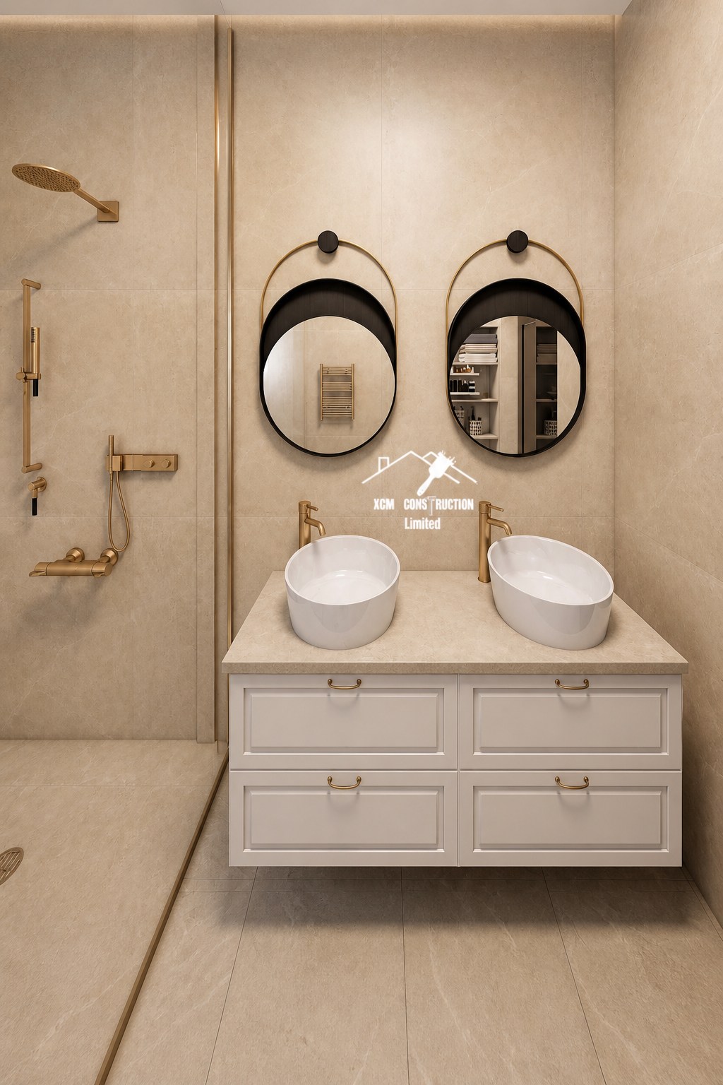 Finished bathroom