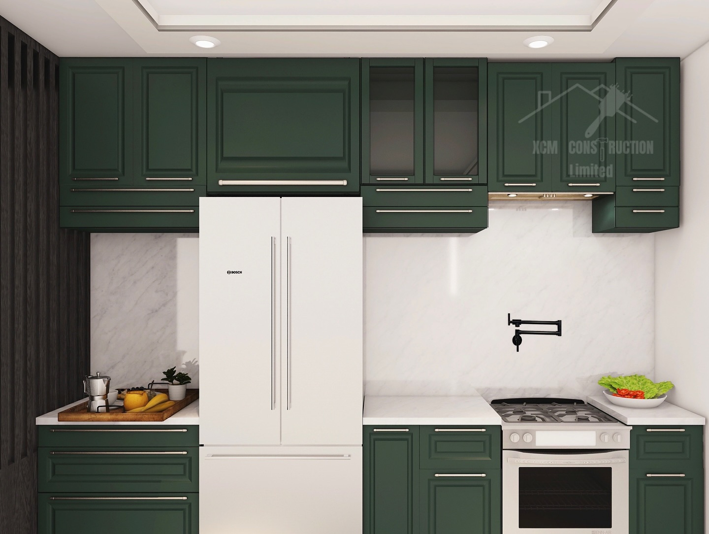Emerald kitchen design